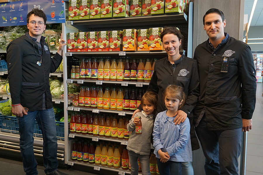 Fruitsappen Verhofstede Carrefour Burcht