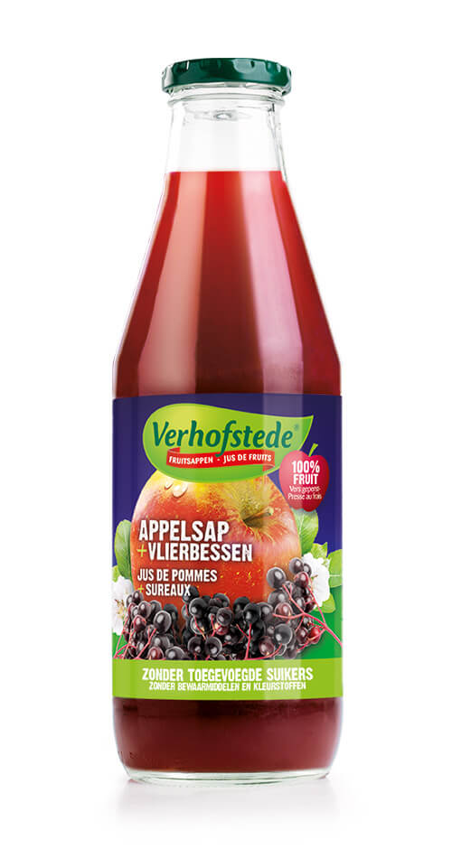 Verhofstede Appelsap met Vlierbessen