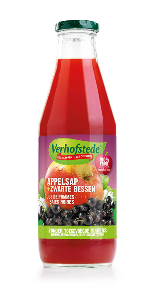 Verhofstede Jus de Pommes  aux zwarte bessen